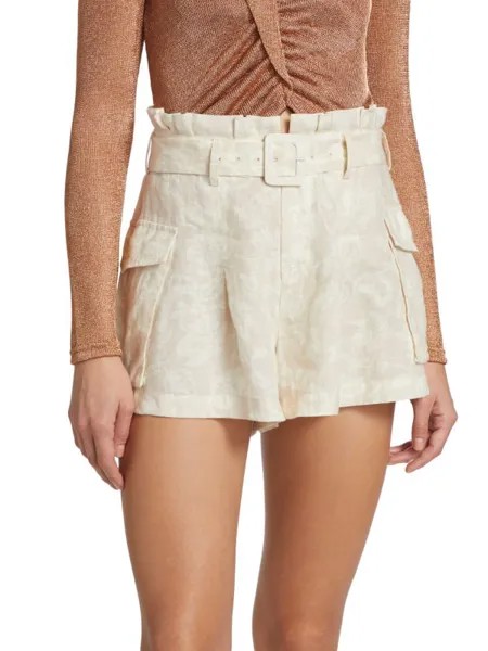 Шорты Ramy Brook Dawn с принтом, ivory