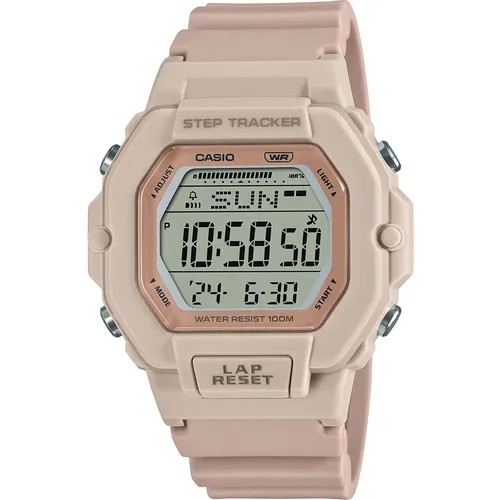 Наручные часы CASIO Collection LWS-2200H-4A, бежевый, розовый