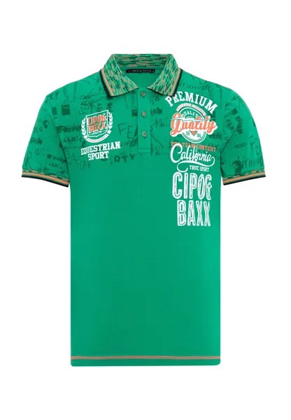 Поло Cipo & Baxx T Shirt, зеленый