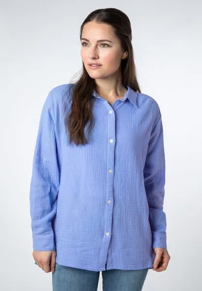 Блузка-рубашка Sublevel, цвет blue