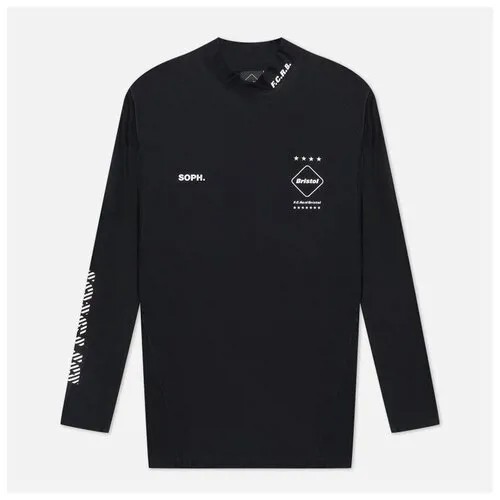 Мужской лонгслив F.C. Real Bristol Mock Neck Under Layer чёрный , Размер L