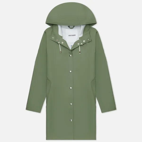 Женская куртка дождевик Stutterheim Mosebacke зелёный, Размер S