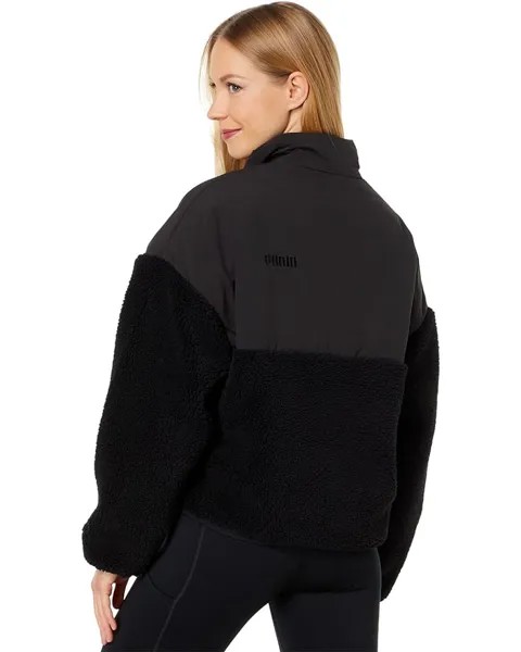 Куртка PUMA Sherpa Jacket, цвет Puma Black
