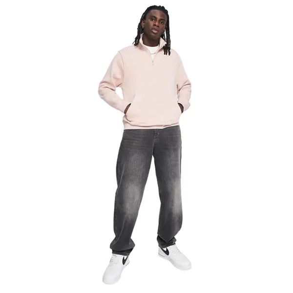 Свитшот Nike Club Half Zip, розовый