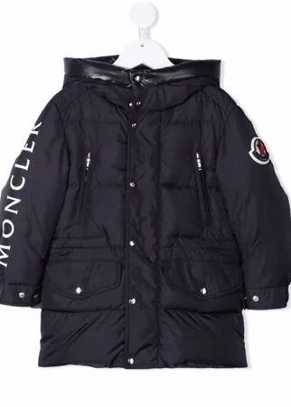 Moncler Enfant пуховик с логотипом