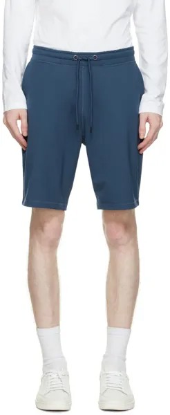Темно-синие спортивные шорты Sunspel