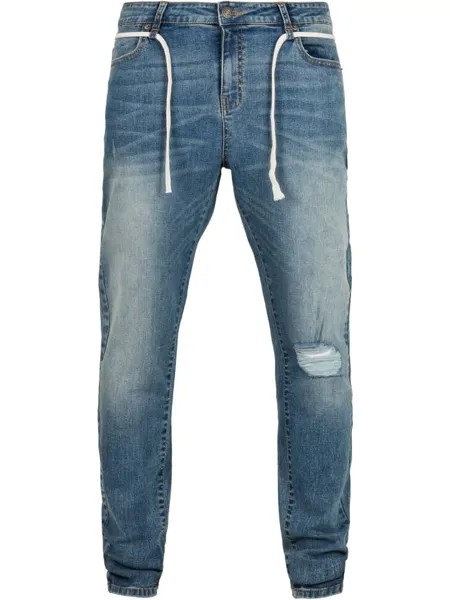 Джинсы Urban Classics, цвет mid heavy destroyed washed