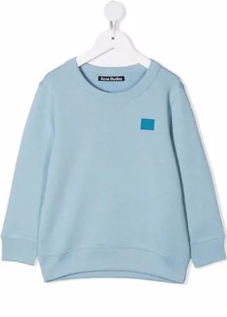 Acne Studios Kids толстовка с нашивкой-логотипом