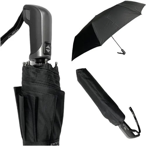 Зонт Popular, черный, серебряный