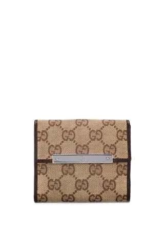 Gucci Pre-Owned бумажник с узором GG Supreme