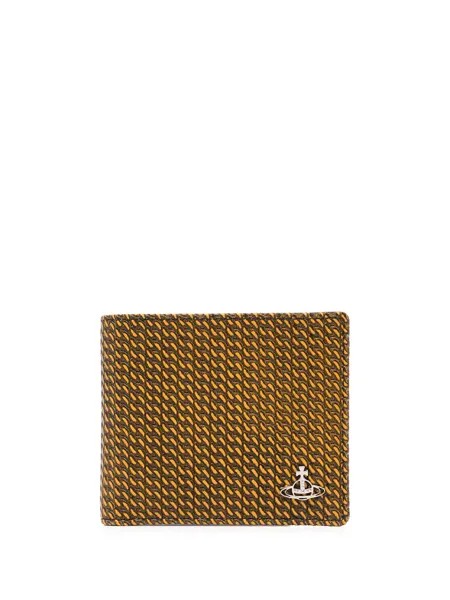 Vivienne Westwood Orb-plaque leather wallet