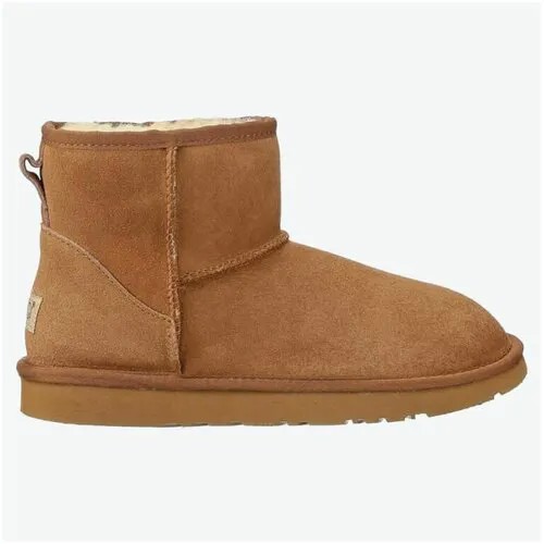 Угги женские Bearpaw 2130W Alyssa Hickory замшевые зимние с мехом коричневые (37)