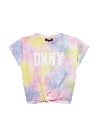 Хлопковая футболка DKNY
