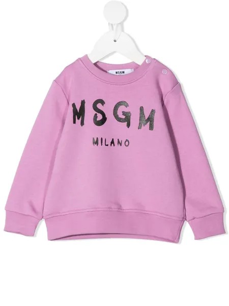 MSGM Kids толстовка с логотипом