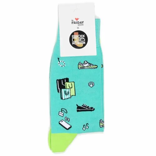 Носки St. Friday x Sock Club Moscow носки с рисунками Шопинг - Покупки, размер 34-37