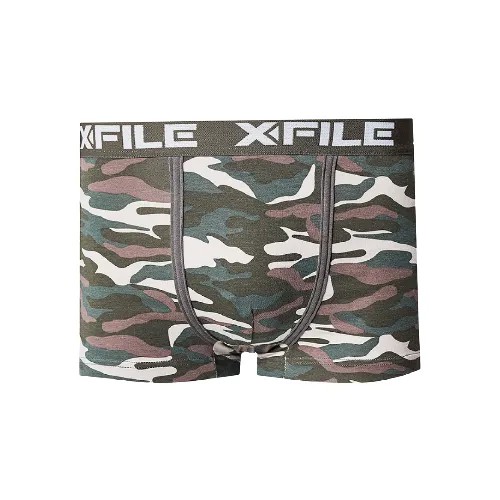Трусы X-File, размер 5-XL, желтый, зеленый