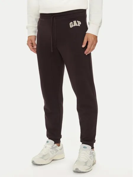 Спортивные брюки стандартного кроя Gap, коричневый