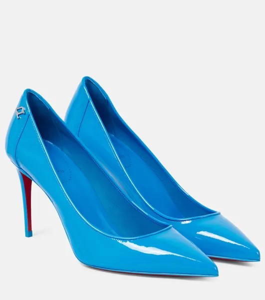 Лакированные туфли Sporty Kate 85 Christian Louboutin, синий