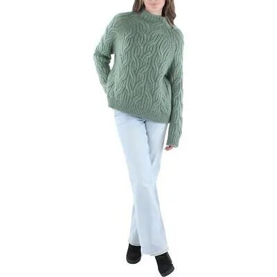 Женская зеленая водолазка Vince, трикотажная рубашка, пуловер, свитер, топ M BHFO 6542