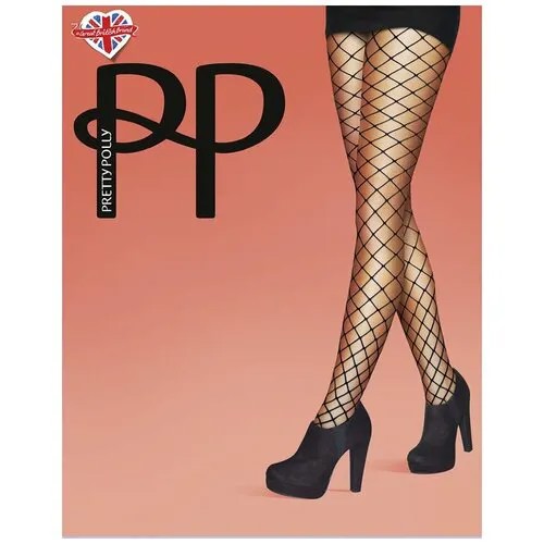 Колготки Pretty Polly Premium Fashion, размер S-M, черный