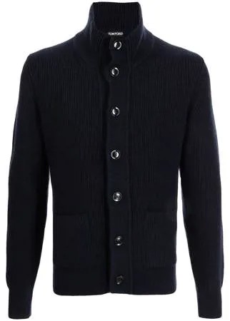 TOM FORD кашемировый кардиган в рубчик