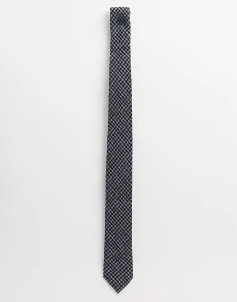 Серый фланелевый галстук в клетку Gianni Feraud
