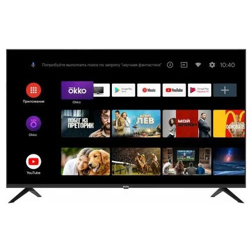 Телевизор Haier 43 Smart TV BX черный (DH1U8QD02RU)
