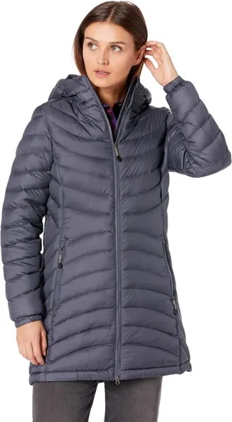 Пуховик Petite Ultralight 850 с капюшоном L.L.Bean, цвет Gunmetal Gray