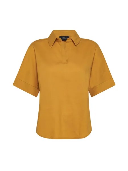 Однотонная блузка-кимоно Koan Collection, желто-коричневый