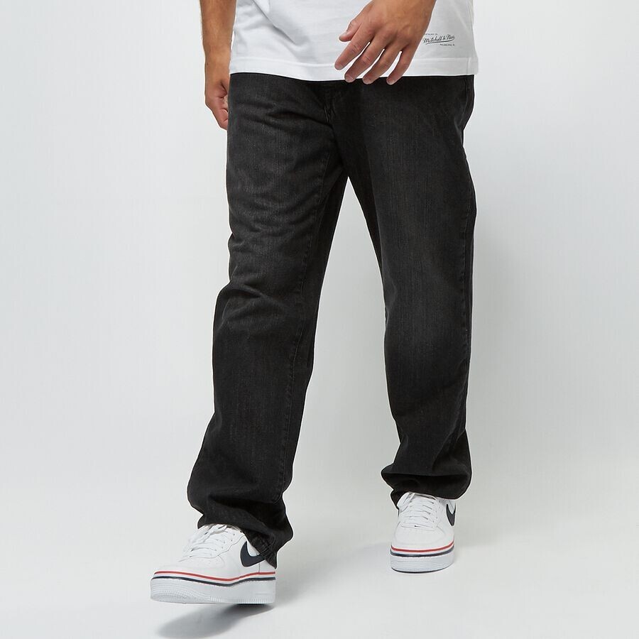 Джинсы свободного крояреальные Urban Classics, цвет black washed