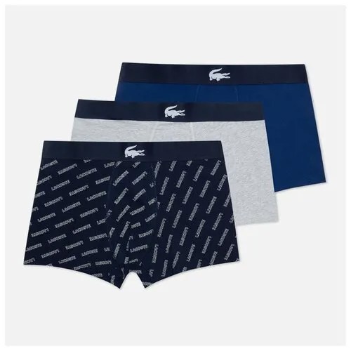 Комплект трусов боксеры LACOSTE, размер L, мультиколор, 3 шт.