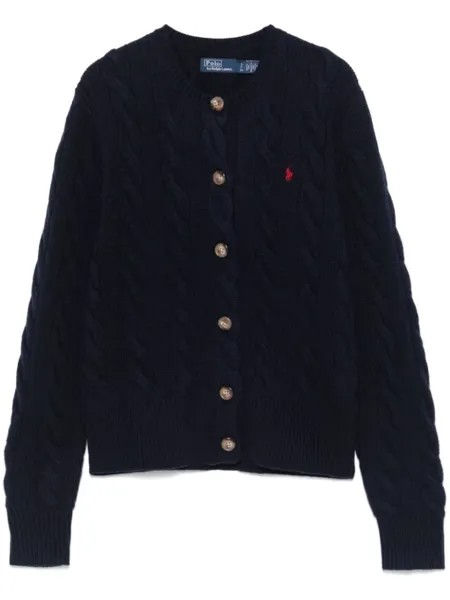 Polo Ralph Lauren кардиган фактурной вязки, синий