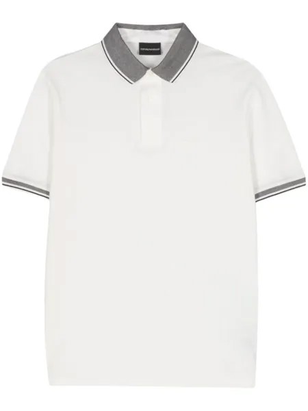 Emporio Armani рубашка поло, белый