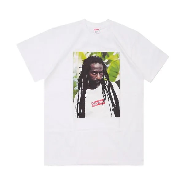 Футболка Supreme Buju Banton Tee 'White', белый