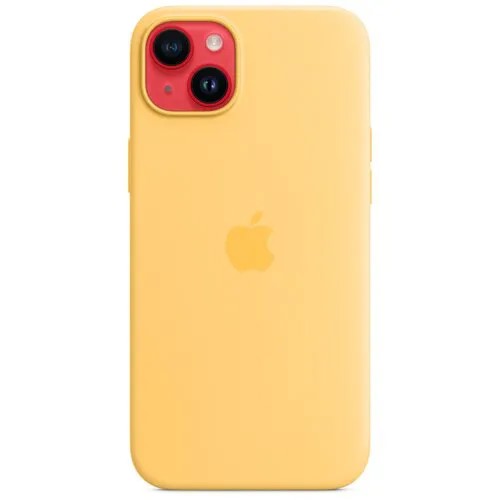 Чехол Apple iPhone 14 Silicone MagSafe Sunglow (MPT23)