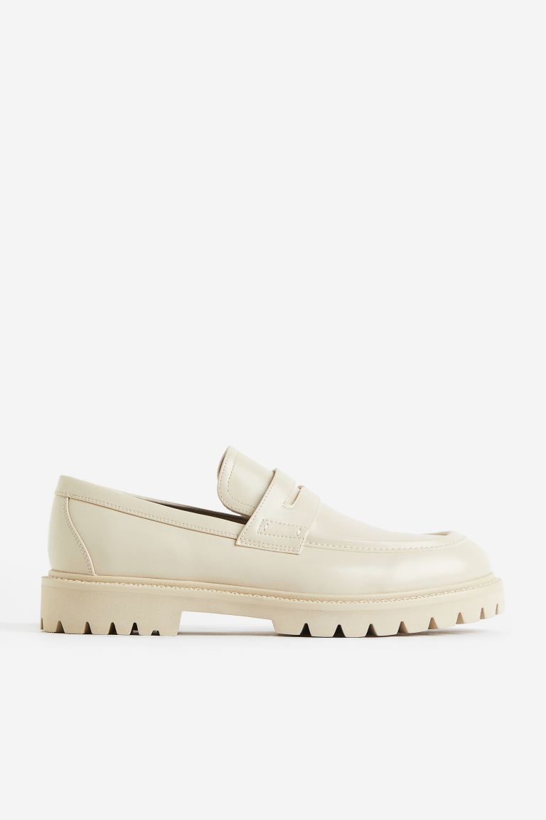Лоферы мужские H&M 1125420 бежевые 46 EU (доставка из-за рубежа)