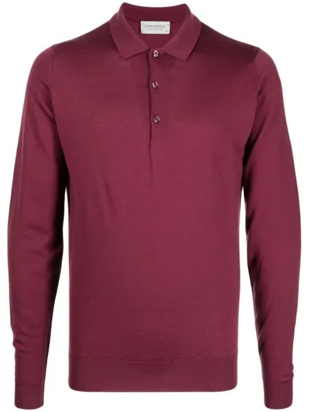 Рубашка поло Belper John Smedley, красный