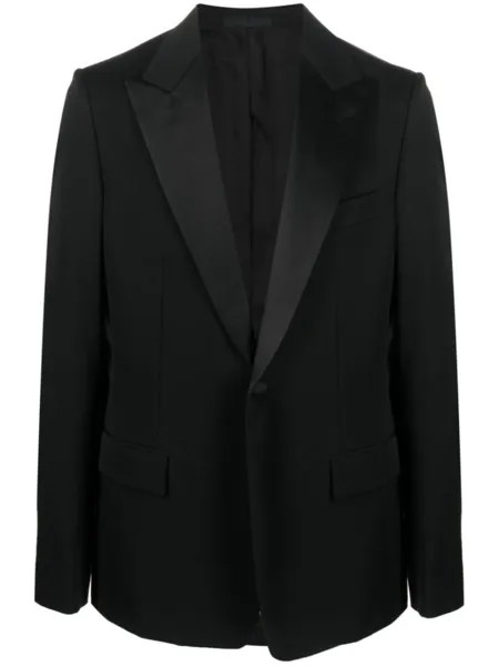 Lanvin однобортный шерстяной смокинг, черный