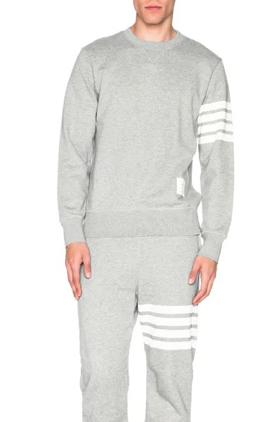 Толстовка Thom Browne Classic, цвет Light Heather Grey