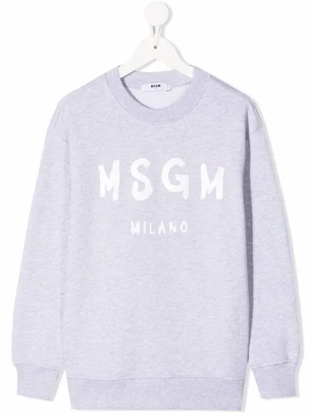 MSGM Kids толстовка с логотипом