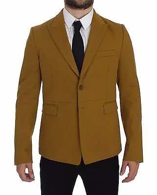 Пиджак DOLCE - GABBANA Желтый хлопковый эластичный пиджак IT46 / US36 / S Рекомендуемая розничная цена 1900 долларов США