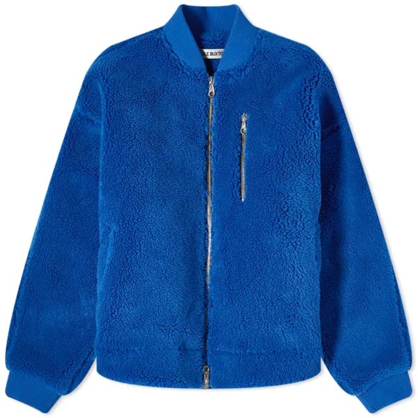 Куртка Cole Buxton Fleece Bomber, цвет Cobalt Blue