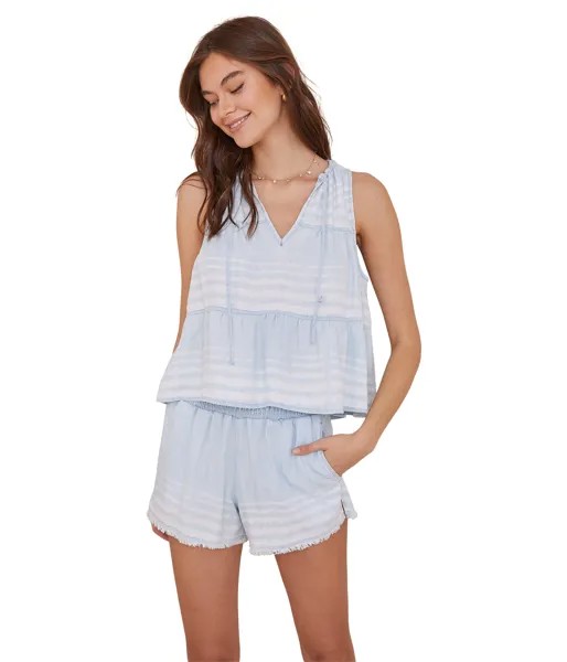 Шорты bella dahl, Smocked Fray Hem Shorts