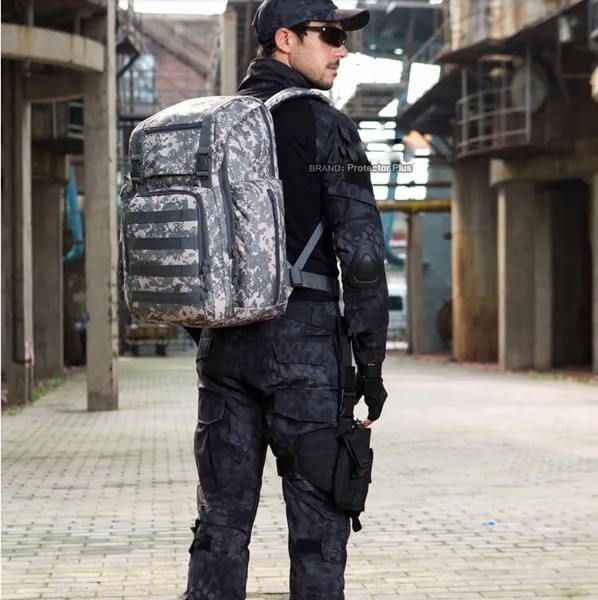 Европейские популярные мужские сумки емкостью 40 л, Многофункциональный тактический рюкзак, уличная сумка для альпинизма, сумка для ноутбук...