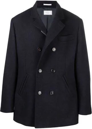 Brunello Cucinelli короткое двубортное пальто