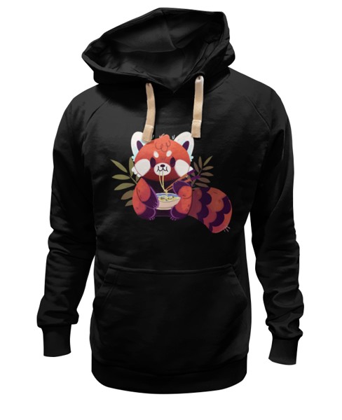 Худи Printio Лиса черное 2XL
