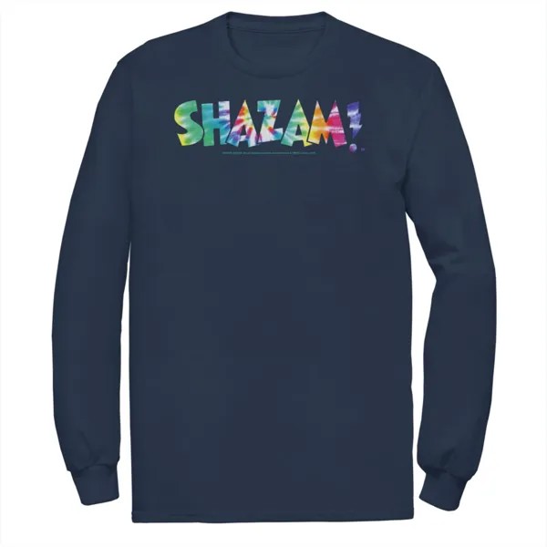Мужская футболка с логотипом DC Comics Shazam Tie Dye