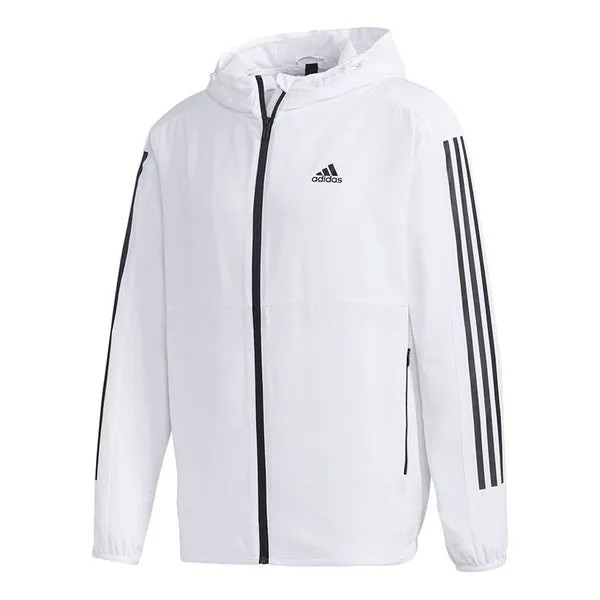 Куртка adidas Must Haves 3-Stripes Windbreaker - White, белый