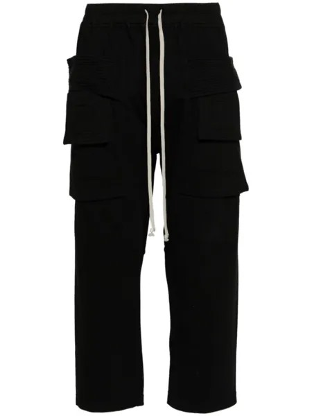 Rick Owens DRKSHDW укороченные спортивные брюки Creatch, черный