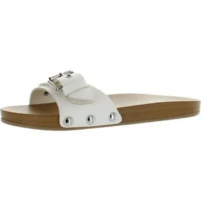 Женские шлепанцы Esprit Winny White Buckle Pool Slides 6 Medium (B,M) BHFO 9998